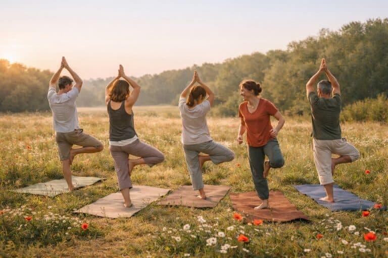 Yoga, présence et douceur de vivre