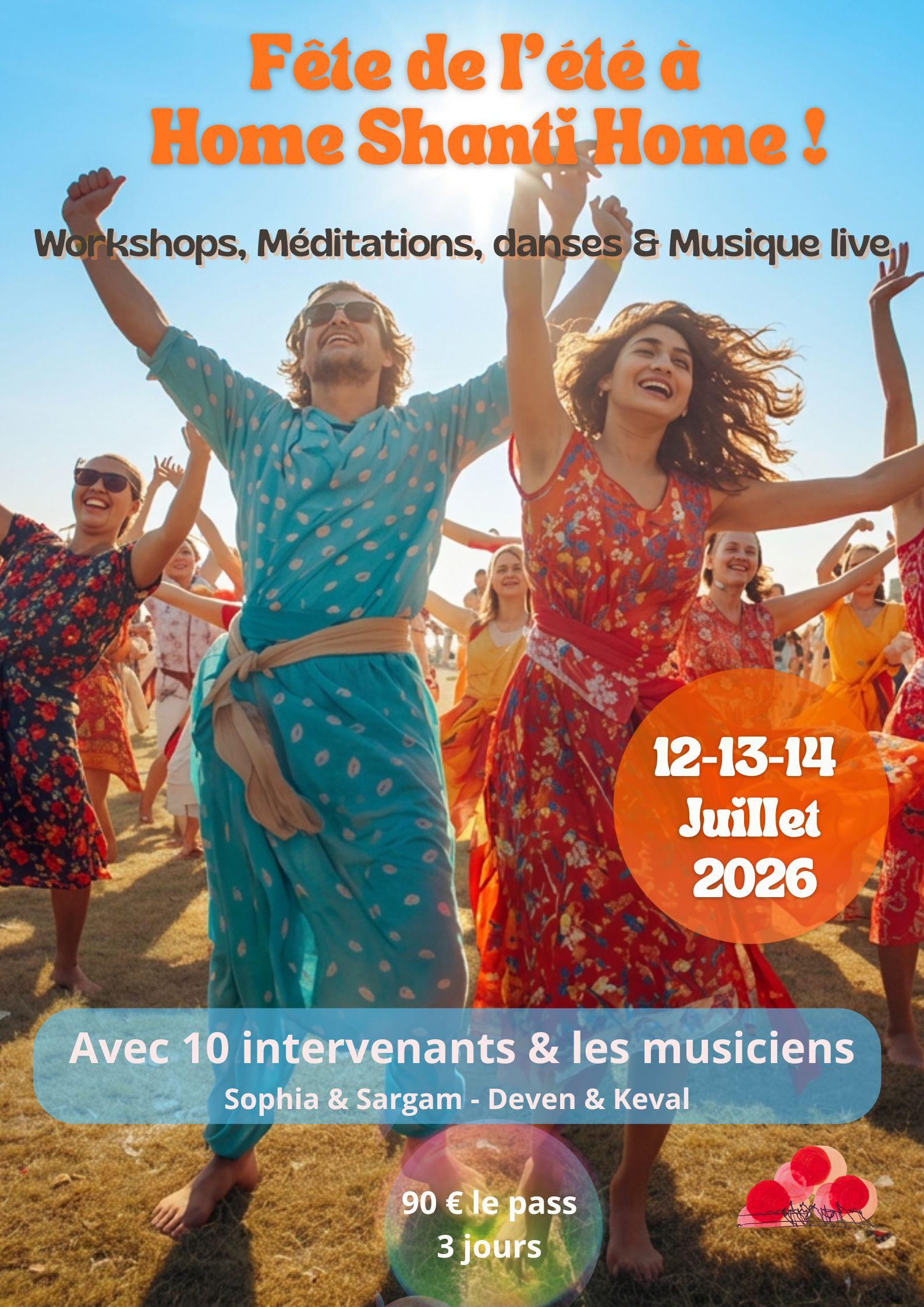Fête de l'été à Home Shanti Home