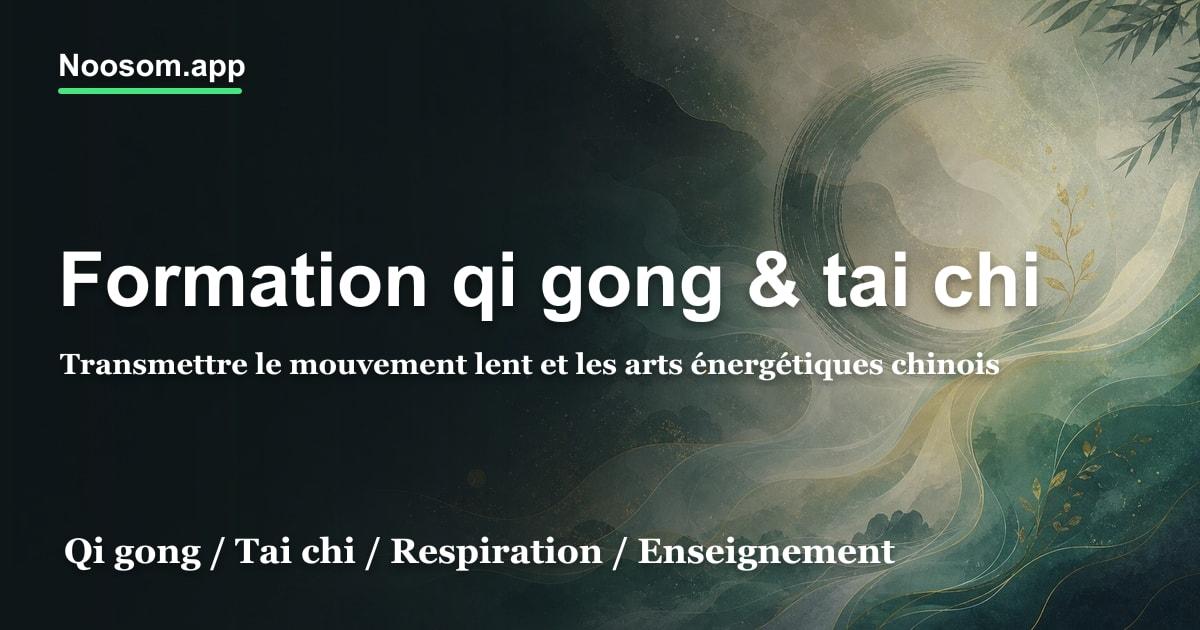 Formations qi gong & tai chi (devenir enseignant·e)